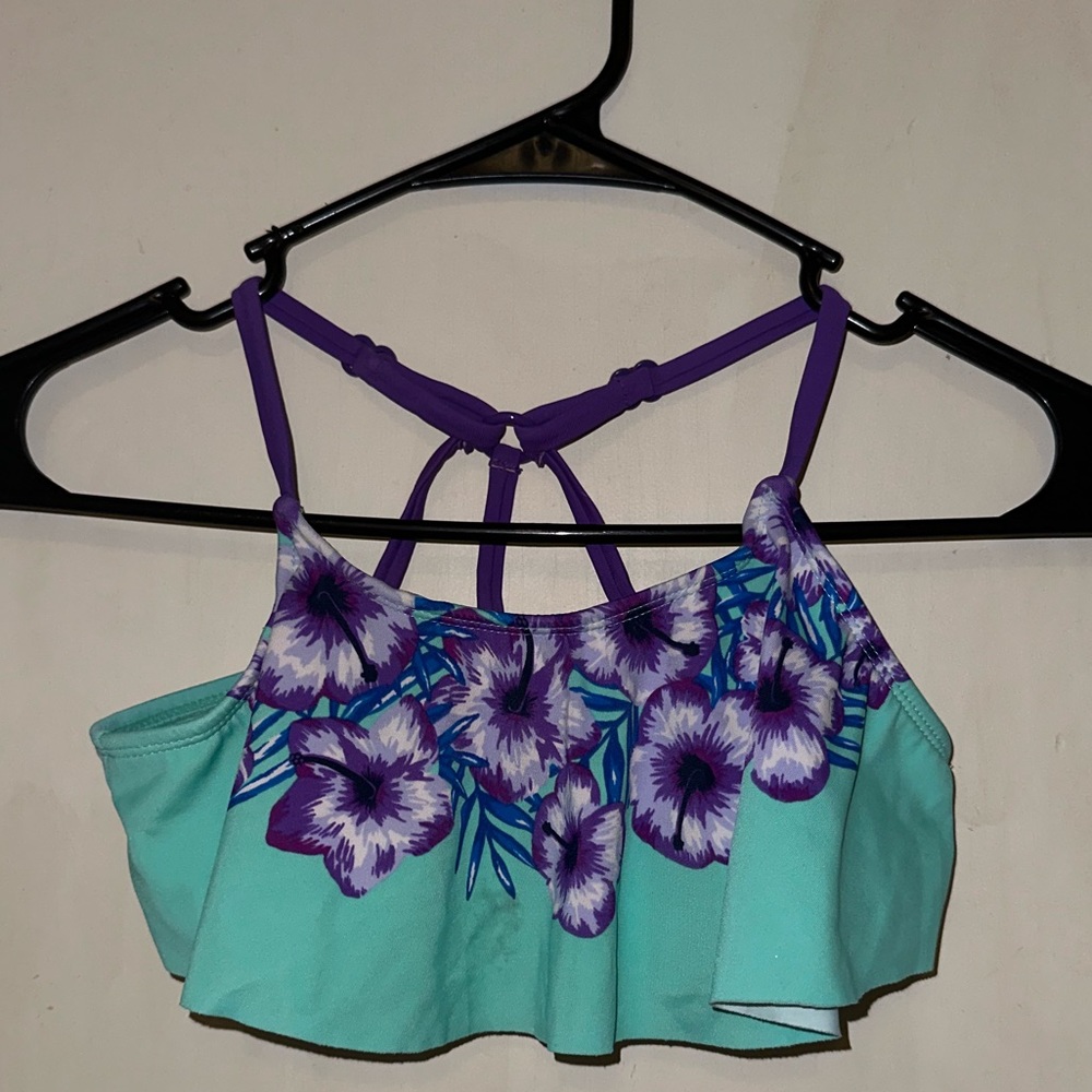 Justice Girls Size 10 floral Bikini